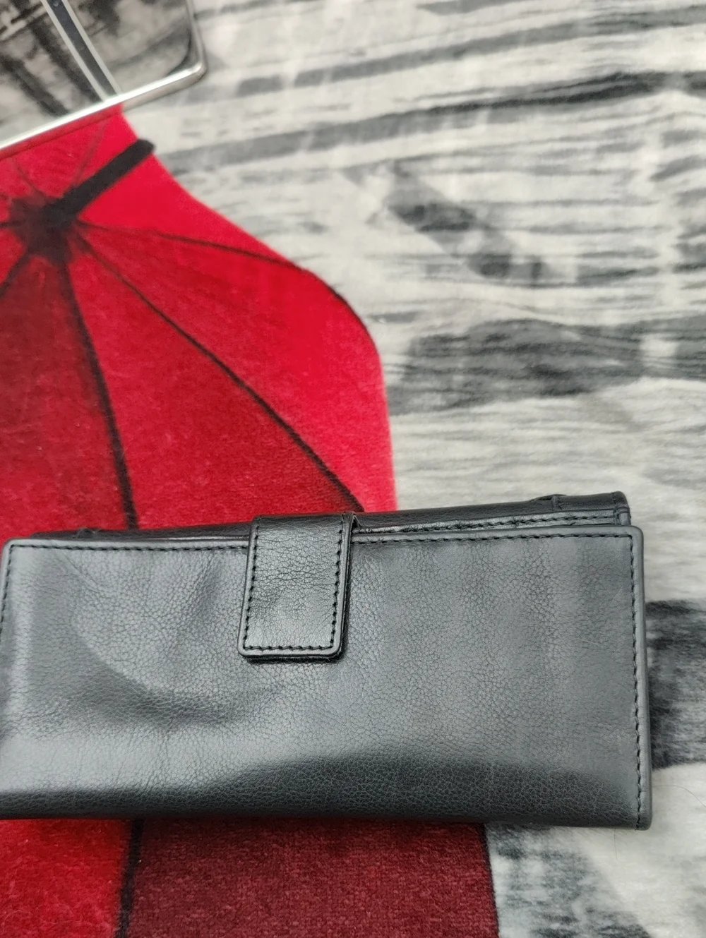 Vilenca Black Leather Wallet